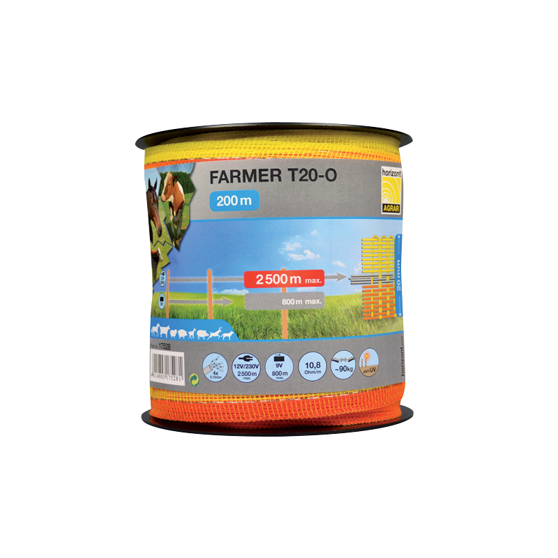 Taśma FARMER T20-W pomarańczowa