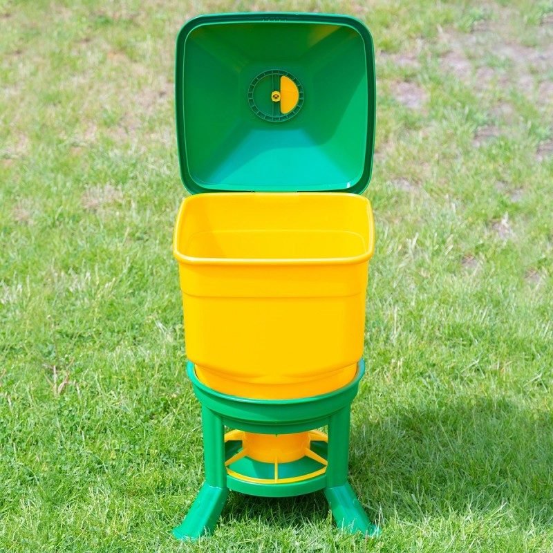 Automat paszowy dla drobiu  z zasobnikiem 30 kg